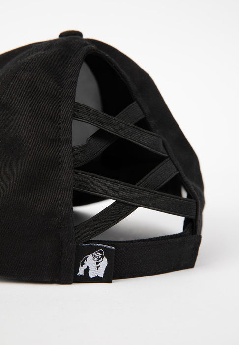 Gorilla Wear Sharon Ponytail Cap - White/Black - Cap at MySupplementShop by Gorilla Wear