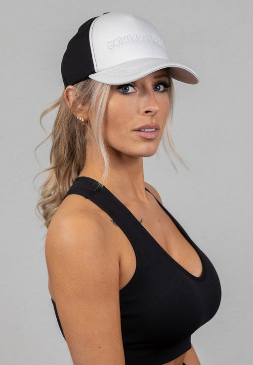 Gorilla Wear Sharon Ponytail Cap - White/Black - Cap at MySupplementShop by Gorilla Wear