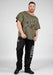 Gorilla Wear Sheldon Work Out Top - Army Green - Top at MySupplementShop by Gorilla Wear