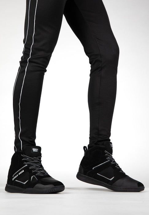 Gorilla Wear Troy High Tops - Black/Grey - High Tops at MySupplementShop by Gorilla Wear