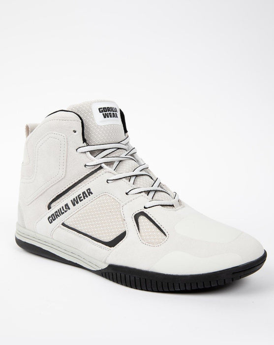 Gorilla Wear Troy High Tops - White - High Tops at MySupplementShop by Gorilla Wear