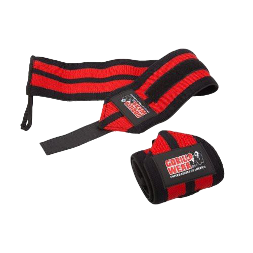 Gorilla Wear Wrist Wraps Pro - Black/Red