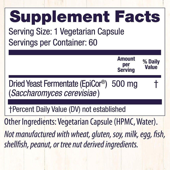 Healthy Origins Epicor 500 mg 60 Veggie Capsules - Immune Support at MySupplementShop by Healthy Origins