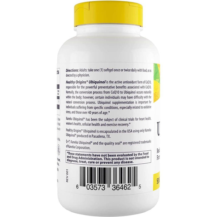 Healthy Origins Ubiquinol 50mg 150 Softgels - Cellular Health at MySupplementShop by Healthy Origins