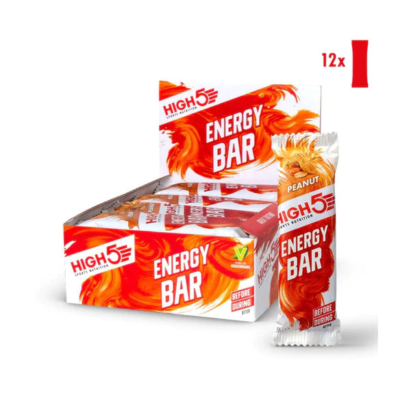 High5 Energy Bar 12 x 55g - Bar Peanut - Endurance & Energy at MySupplementShop by High5