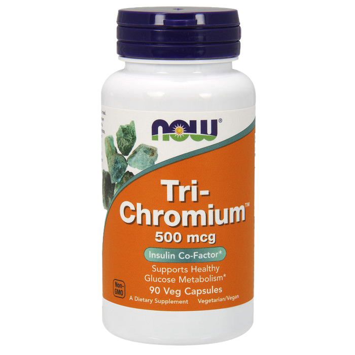 NOW Foods Tri-Chromium, 500mcg - 90 vcaps