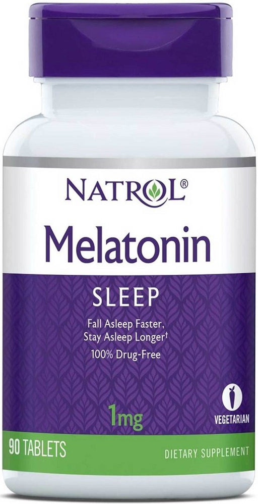 Natrol Melatonin, 1mg - 90 tabs - Sports Nutrition at MySupplementShop by Natrol