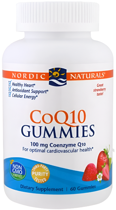 Nordic Naturals CoQ10 Gummies, 100 mg Erdbeere – 60 Gummis