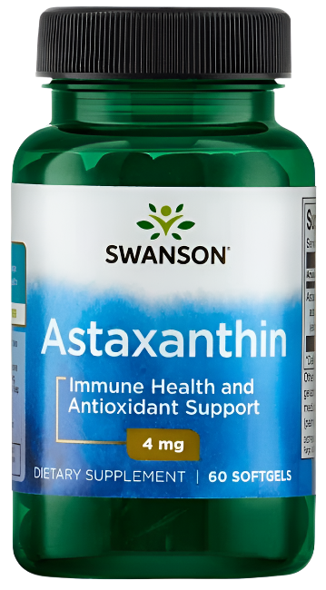 Swanson Astaxanthin, 4mg - 60 softgels