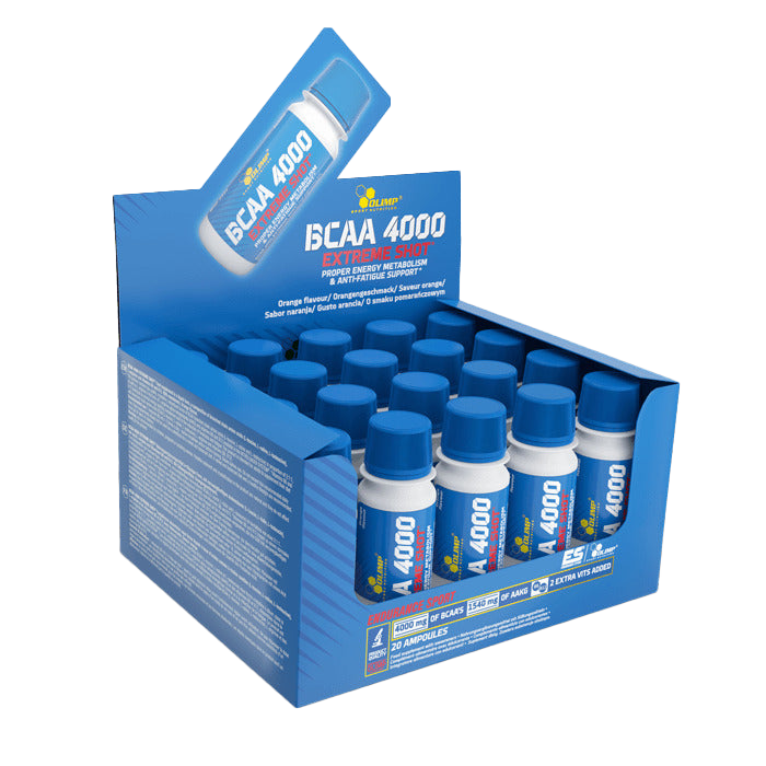 Olimp Nutrition BCAA 4000 Extreme Shot, Orange – 20 x 60 ml.