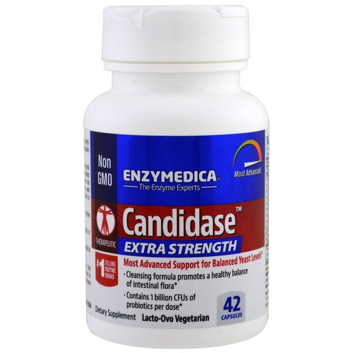 Enzymedica Candidase Extra Strength - 42 caps - Sports Supplements at MySupplementShop by Enzymedica