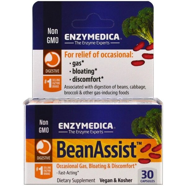 Enzymedica BeanAssist - 30 caps - Nutritional Supplement at MySupplementShop by Enzymedica