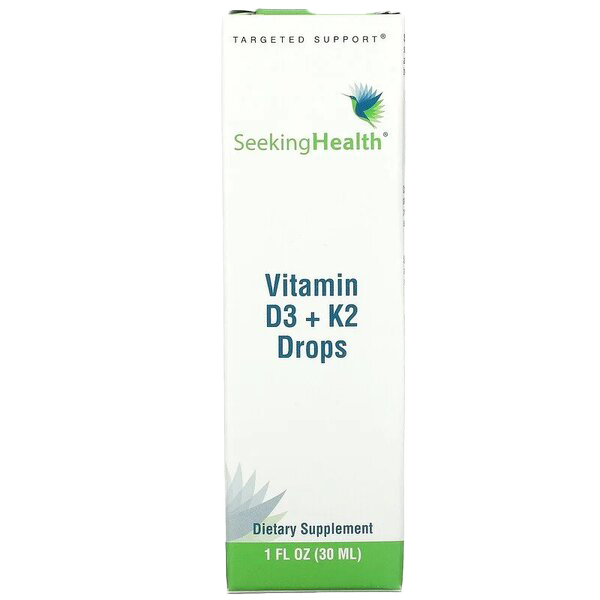 Seeking Health Vitamin D3 + K2 Drops - 30 ml