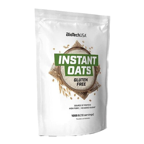 BioTechUSA Instant Oats Gluten Free, Unflavoured - 1000g