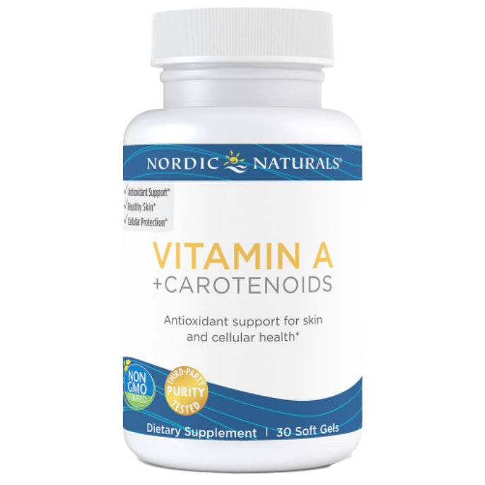 Nordic Naturals Vitamin A + Carotinoide – 30 Kapseln