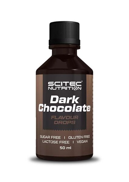 SciTec Flavour Drops - 50ml - Dark Chocolate - Vegan Products at MySupplementShop by SciTec