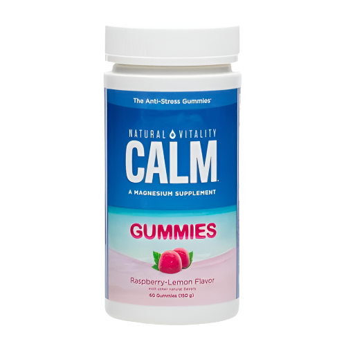 Natural Vitality Calm Gummies, Raspberry Lemon - 60 gummies