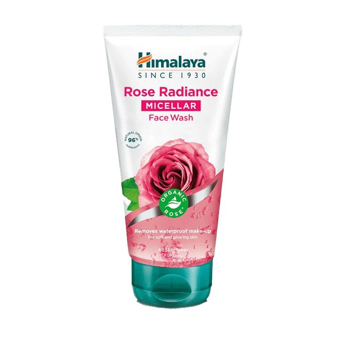 Himalaya Organic Rose Radiance Mizellen-Gesichtswaschmittel – 150 ml.