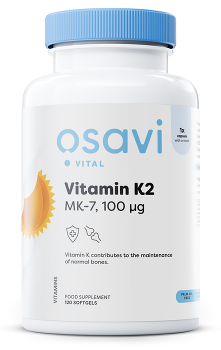 Osavi Vitamin K2 MK7 100mcg  120 softgels - Nutritional Supplement at MySupplementShop by Osavi