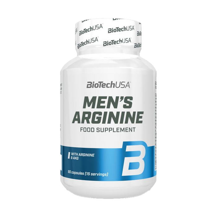 BioTechUSA Men's Arginine - 90 caps (EAN 5999076245703): Nitric Oxide, Male Performance