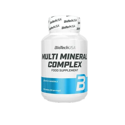 BioTechUSA Multi Mineral Complex - 100 tablets: Essential Minerals, Comprehensive Formula