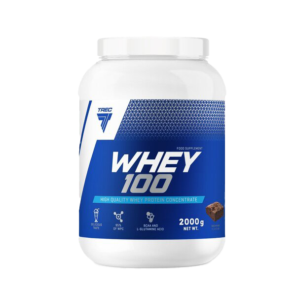 Trec Nutrition Whey 100 (Tub), Vanilla 2000g