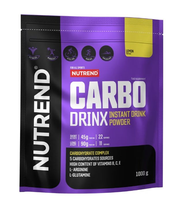 Nutrend Carbodrinx, Lemon 1000g - Pre & Post Workout at MySupplementShop by Nutrend