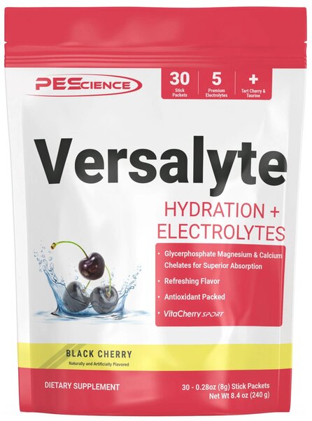 PEScience Versalyte, Black Cherry - 30 stick packs - Sports Supplements at MySupplementShop by PEScience