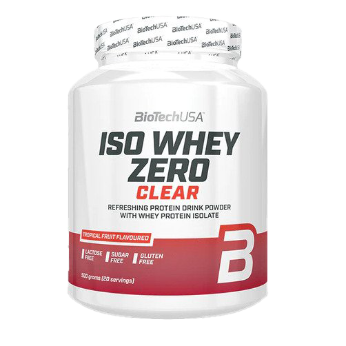 BioTechUSA Iso Whey Zero Clear, Tropical Fruit - 500g