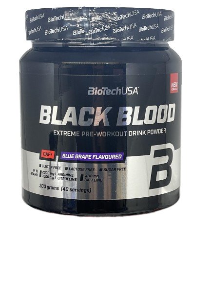 BioTechUSA Black Blood CAF+, Blue Grape - Sports Supplements at MySupplementShop by BioTechUSA