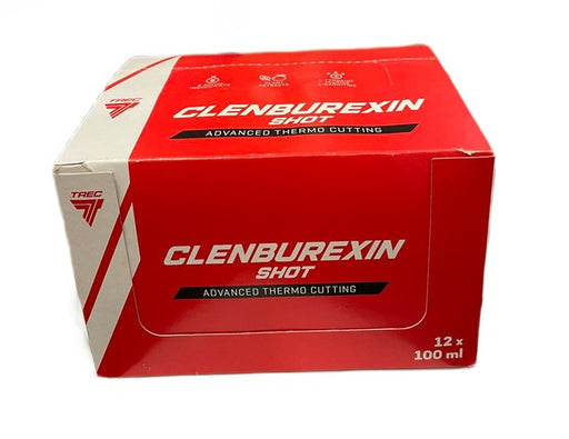 Trec Nutrition ClenBurexin Shot, Peach and Apple - 12 x 100ml - Sports Supplements at MySupplementShop by Trec Nutrition