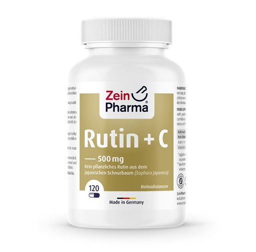 Zein Pharma Ruitn + C, 500mg - 120 vcaps - Sports Supplements at MySupplementShop by Zein Pharma