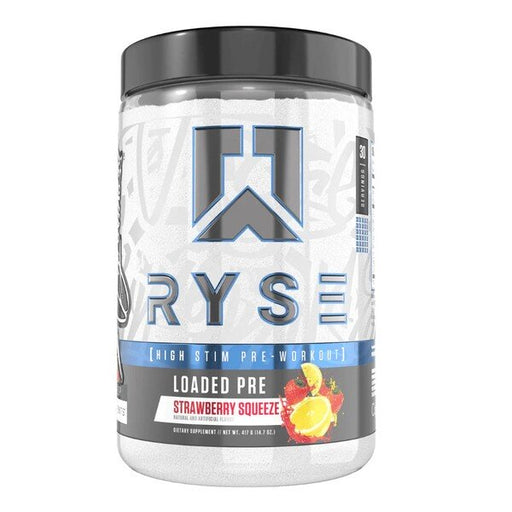 RYSE Loaded Pre, Strawberry Squeeze - 417g - Sports Nutrition at MySupplementShop by RYSE