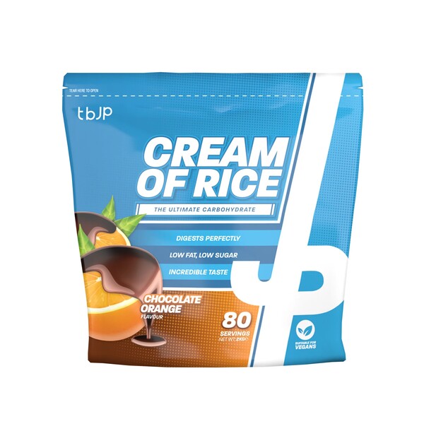 Trained By JP Cream Of Rice 2kg - Chocolate Orange - Cream Of Rice at MySupplementShop by Trained By JP