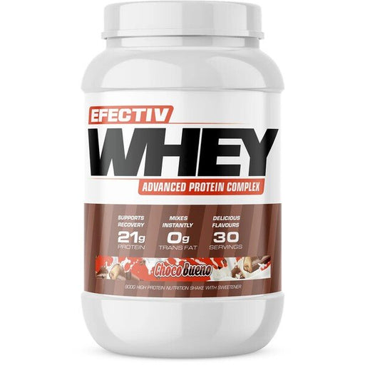 Efectiv Nutrition Whey Protein, Choco Bueno - 900g - Sports Nutrition at MySupplementShop by Efectiv Nutrition