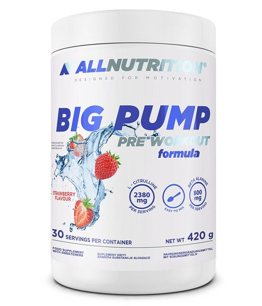 Allnutrition Big Pump, Strawberry 420g - Sports Supplements at MySupplementShop by Allnutrition