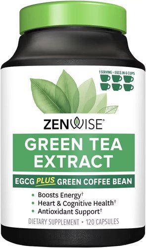 Zenwisegreen Tea Extract 120 caps - Green Tea at MySupplementShop by Zenwise