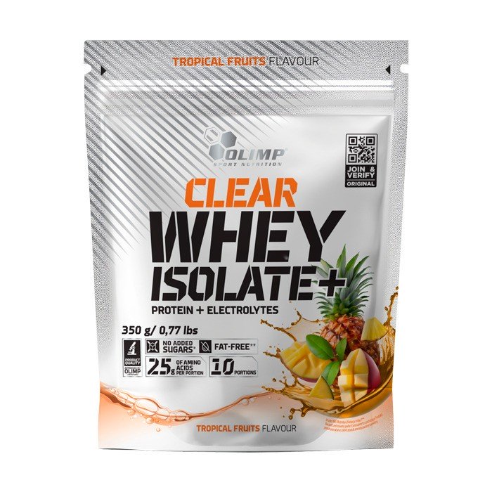 Clear Whey Isolate+, Tropical Fruits - 350g - Default Title - Protein at MySupplementShop by Olimp Nutrition