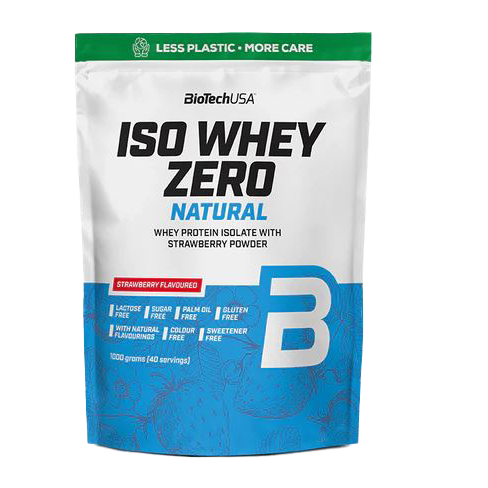 Iso Whey Zero Natural, Strawberry - 1000g