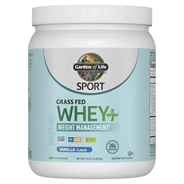 Sport Grass Fed Whey+ Weight Management, Vanilla - 450g