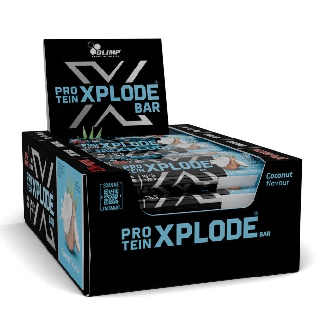 Protein Xplode Bar, Coconut - 25 x 40g - Default Title - Health Foods at MySupplementShop by Olimp Nutrition