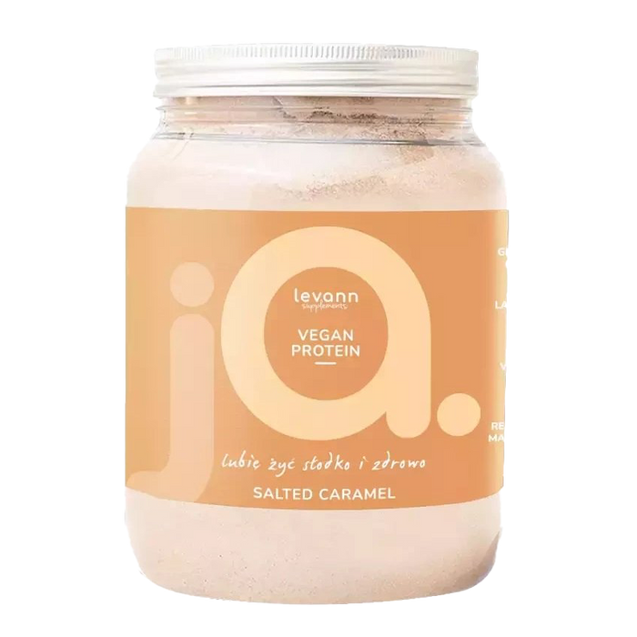 Levann jA Vegan Protein, Salted Caramel - 500g