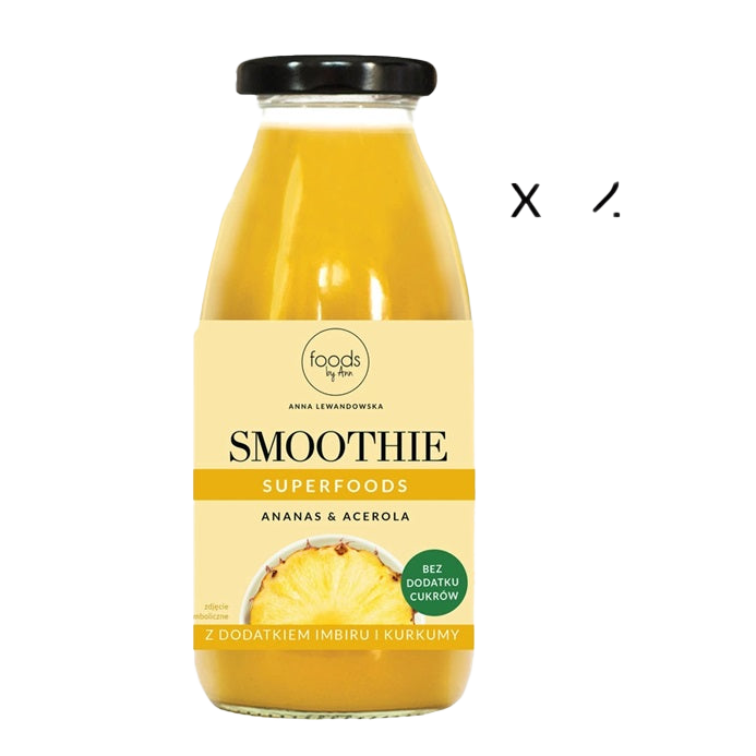 Levann Smoothie, Pineapple & Acerola - 12 x 250 ml.