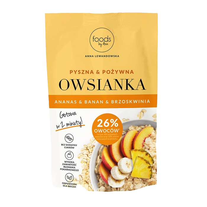 Levann Oatmeal, Pineapple & Banana & Peach - 50g