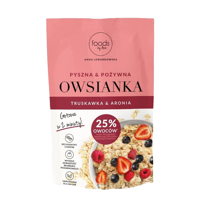 Levann Oatmeal, Strawberry & Chokeberry - 50g