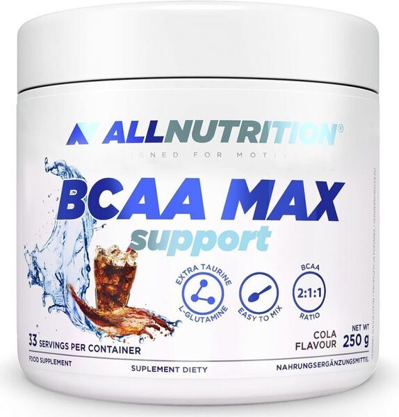 Allnutrition BCAA Max Support 250g - Cola - Sports Nutrition at MySupplementShop by Allnutrition