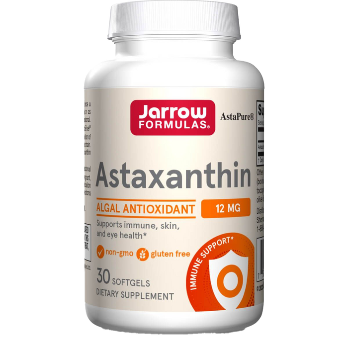 Jarrow Formulas Astaxanthin, 12 mg – 30 Kapseln