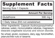 Jarrow Formulas Glutathione Reduced 500mg 60 Veggie Capsules - Health and Wellbeing at MySupplementShop by Jarrow Formulas