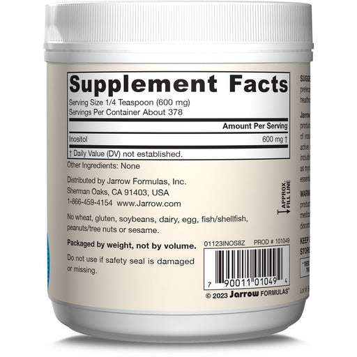 Jarrow Formulas Inositol Powder 8oz (227g) - Health and Wellbeing at MySupplementShop by Jarrow Formulas