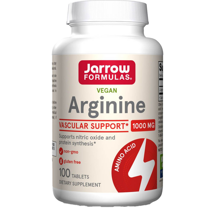Jarrow Formulas Arginin, 1000 mg – 100 Tabletten